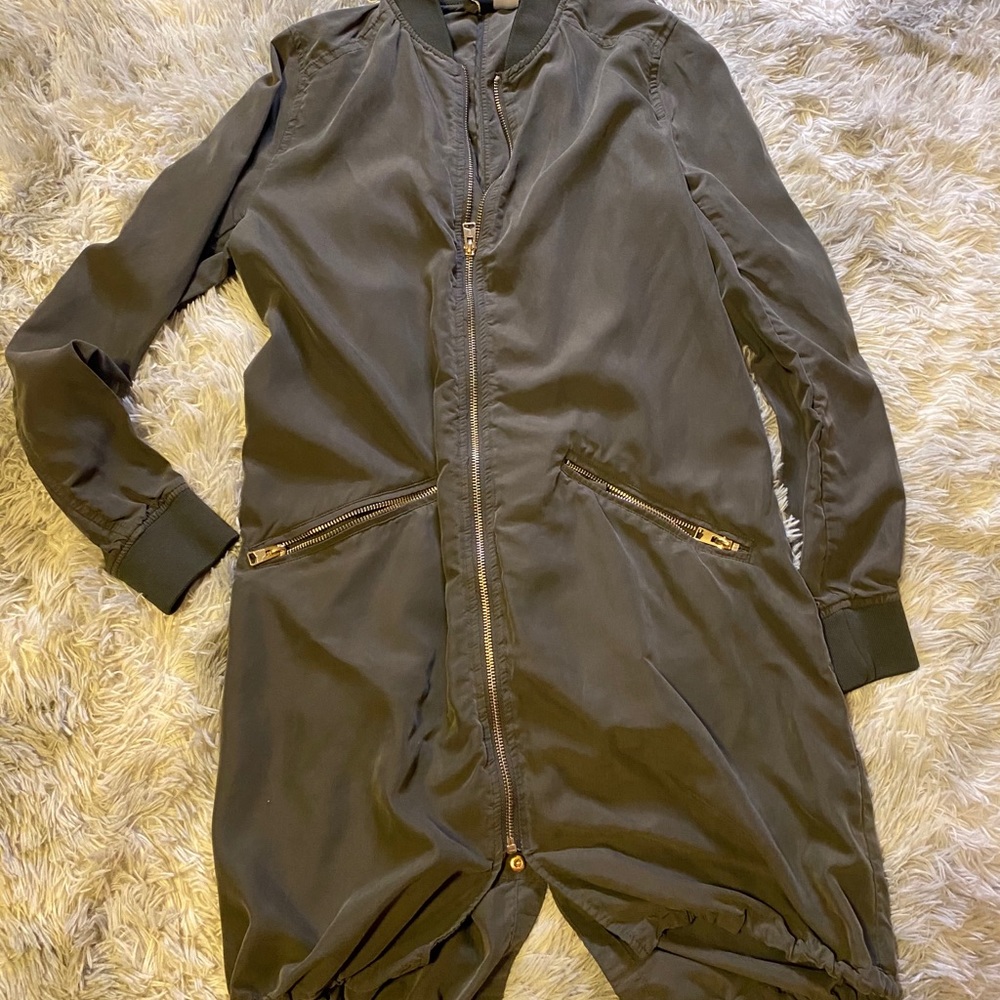 Long Green Coat